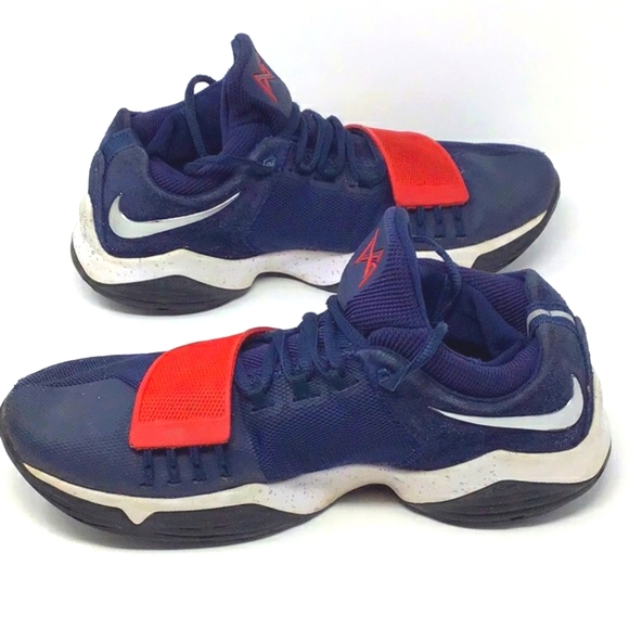 Nike Paul George PG 1 USA Olympics Basketball Shoes 878627-900 Men's Size 7 - Picture 9 of 13